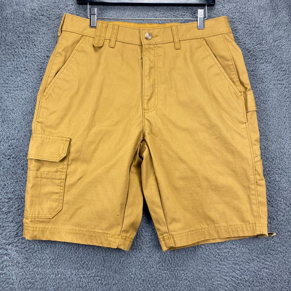 Brahma Cargo Shorts Trailblazer Brown Cotton Blend Outdoor Workwear Size‎ 32
